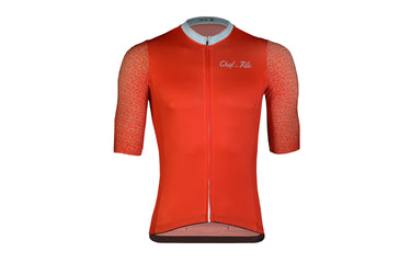 Chef de File - maillot cyclisme été rouge