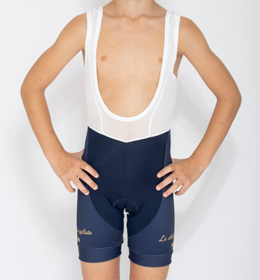 Cuissard à bretelles vélo personnalisé Chef de File gamme enfant