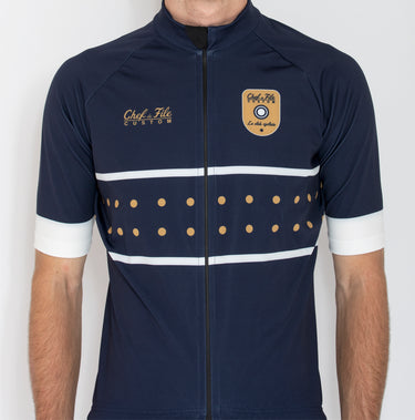 maillot de vélo manches courtes spéciale pluie personnalisé Chef de File