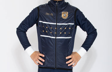 Gilet coupe vent de cyclisme pour enfant personnalisé Chef de File