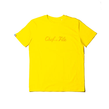 T-shirt de ville collection lifestyle Chef de File couleur jaune