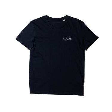 T-shirt de ville collection lifestyle Chef de File couleur blanc avec broderie