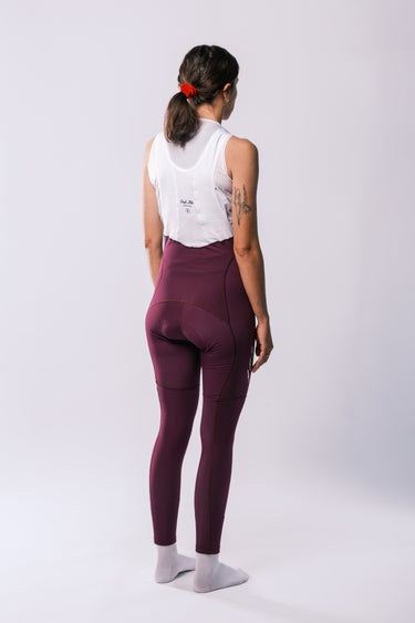 COLLANT THERMIQUE BORDEAUX - FEMME