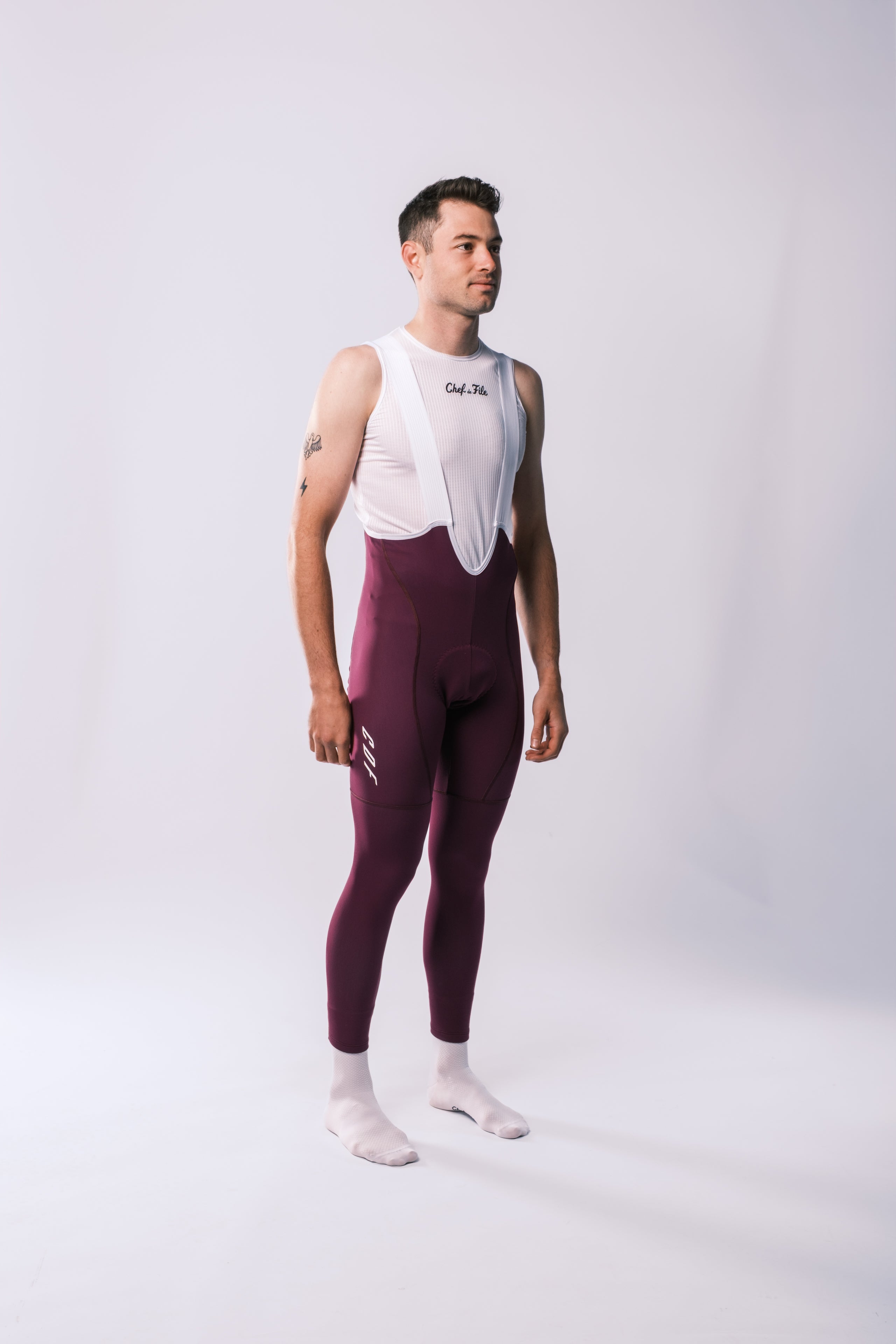 COLLANT THERMIQUE BORDEAUX - HOMME