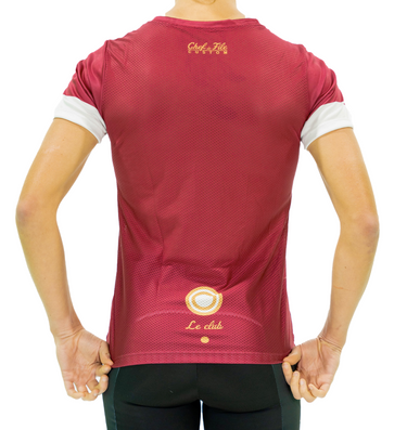 T-shirt manches courtes course-à-pied personnalisé Chef de File gamme Premium coupe femme