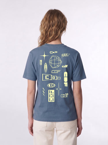 T-SHIRT CHEF DE FILE BLUE - EMBROIDERY