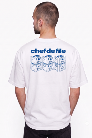 CAMISETA LEADER AZUL - BORDADO