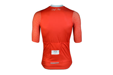 Chef de File - maillot cyclisme été rouge
