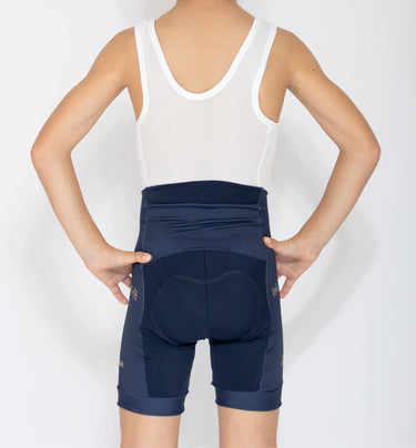 Cuissard à bretelles vélo personnalisé Chef de File gamme enfant