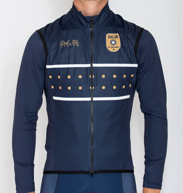 Gilet coupe vent de cyclisme personnalisé Chef de File gamme Premium