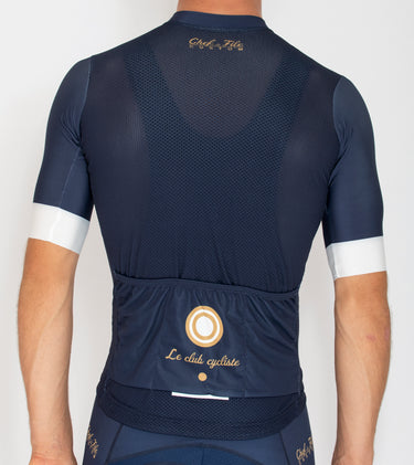 maillot de vélo manches courtes personnalisé Chef de File gamme Confort avec coupe race